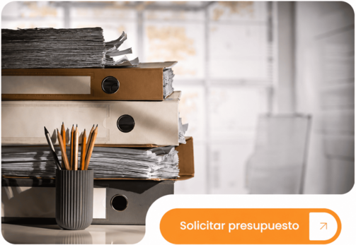 Almacenamiento de material de oficina